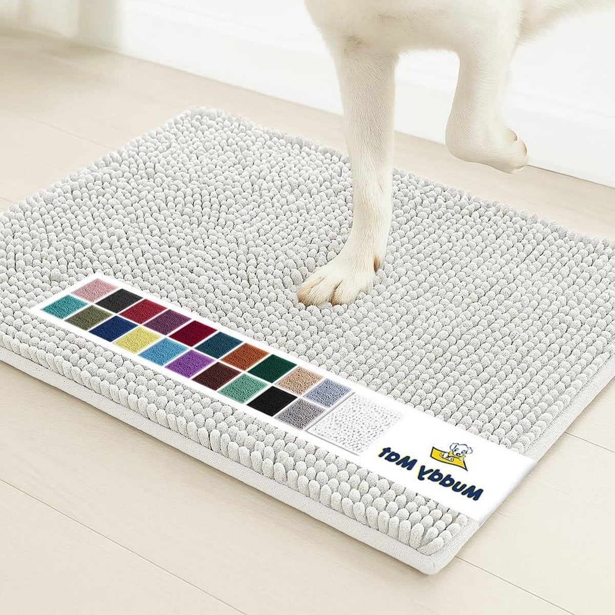 Absorberende Microvezel Deurmat - Wit - 46 x 71 cm