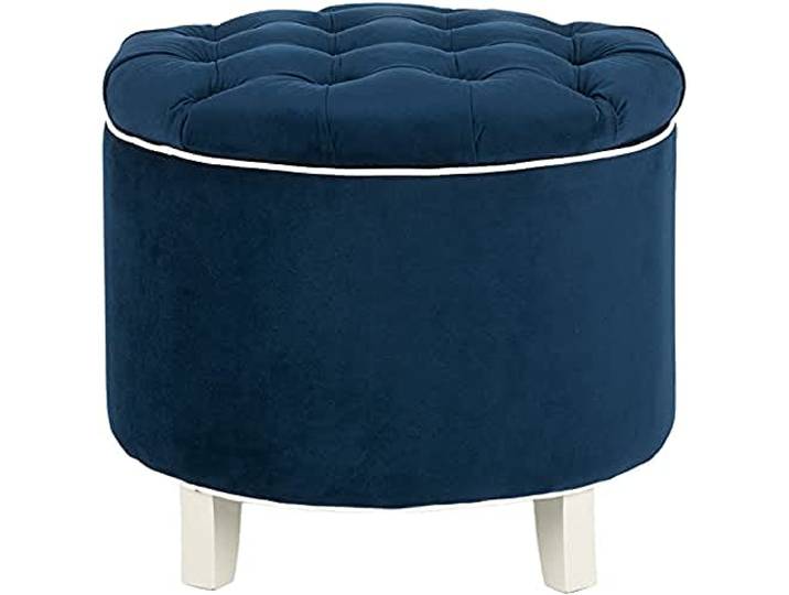 Safavieh Glam Upholstered Club Chair, in Navy