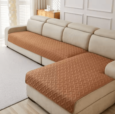 Inspire Picks Waterproof Sofa Cover Pet Couch Protector Scratch Proof Washable Slipcover brown 70x70cm 27.5x27.5in