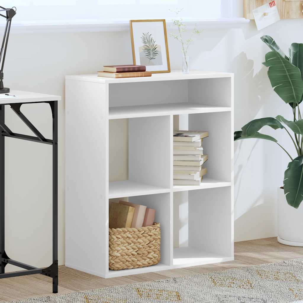 vidaXL Bibliothèque blanc 66x31x80 cm bois d'ingénierie