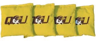 Skip's Garage Replacement Quincy Hawks Yellow Cornhole Bags