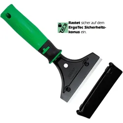 Unger SH000 Ergo Tec Bodenschaber und Fensterschaber 10 cm mit Ergonomischem Griff