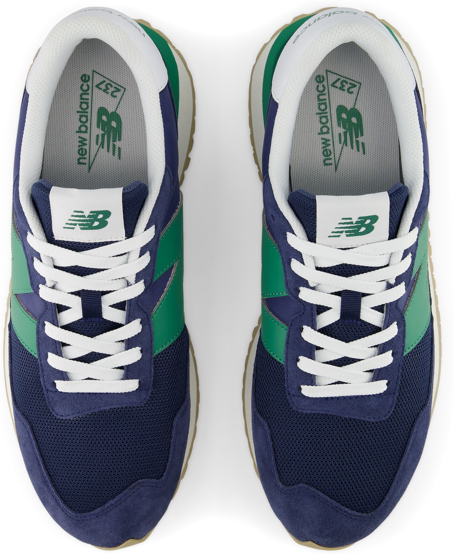 Sneaker NEW BALANCE "237", Herren, Gr. 42, blau (nb navy, outfield), Leder, Mesh, Schuhe Sneaker