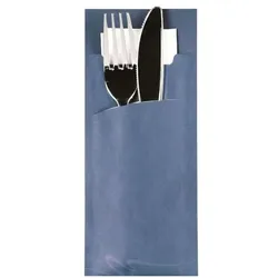 Papstar 520 Bestecktaschen blau, 8.5 cm
