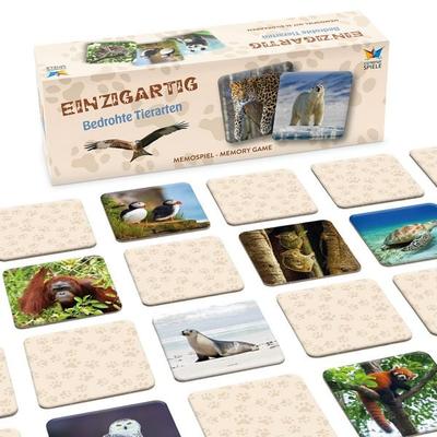 Einzigartig - Bedrohte Tierarten - Memospiel