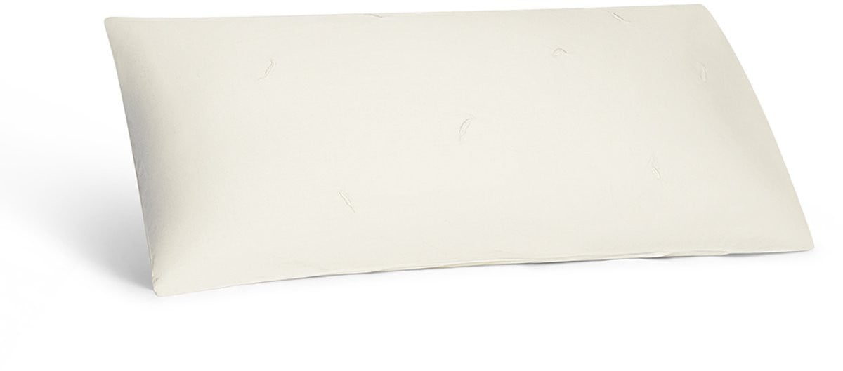Yumeko kussensloop katoensatijn warm wit feather 40 x 80 cm