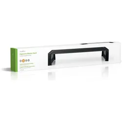 Nedis Monitorständer Ergononmie: Yes Maximale Tragfähigkeit: 16 kg Universal Breite: 610 mm Tiefe: 3, Monitor Erhöhung, Schwarz