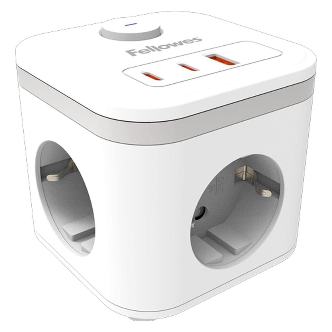 Fellowes Power Cube (3x, USB-A, USB-C, 1.50 m) (100137168)