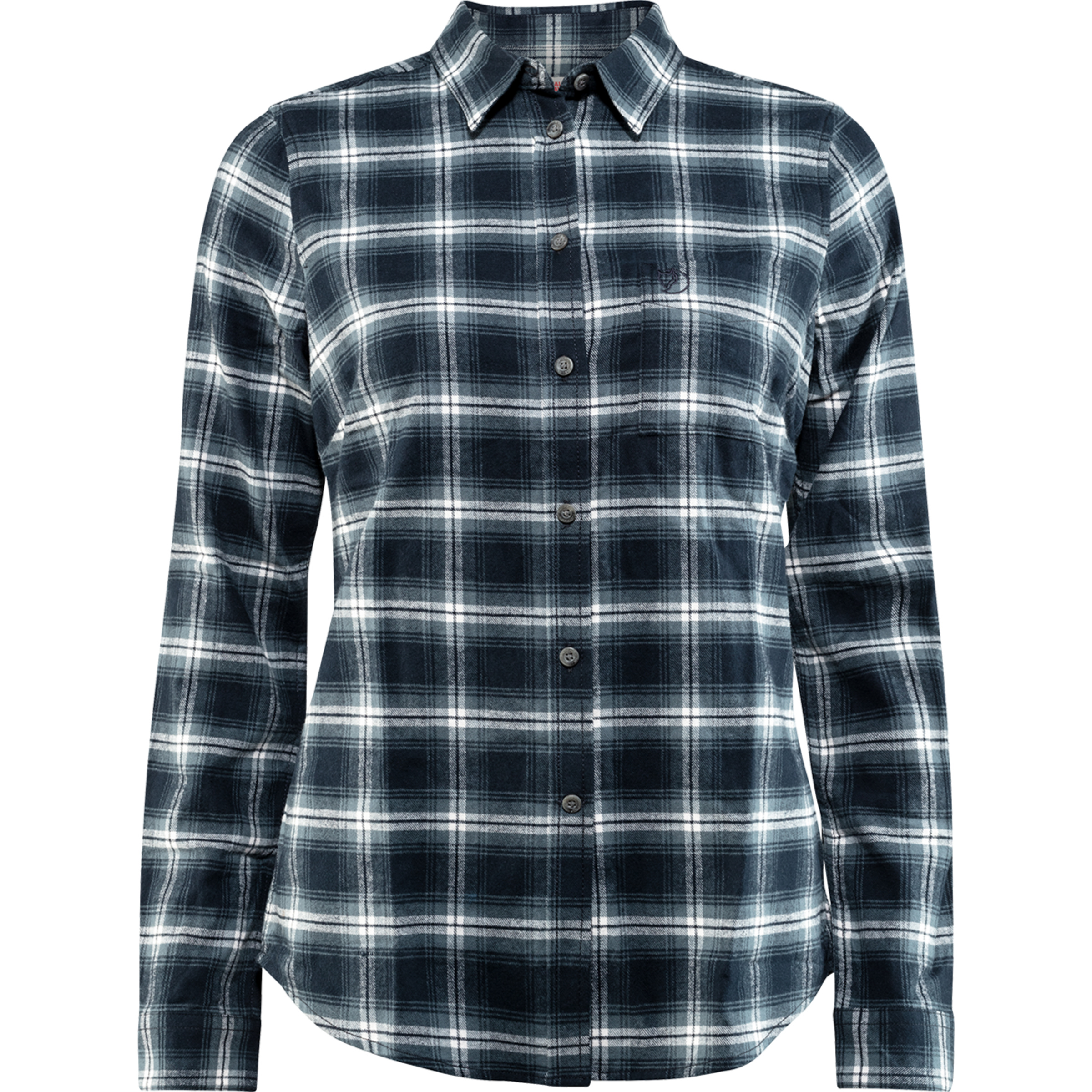 Fjällräven Övik Flannel Damen Blusen blau Größe XS Lifestyle Hautfreundlich