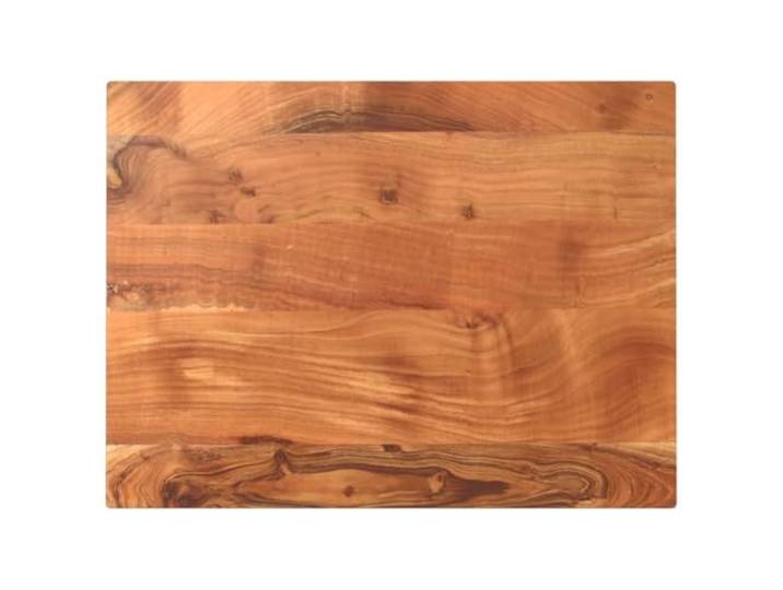 ZXQVLMRS Akazienholz Tischplatte 70x60 cm Rechteckig Massiv Möbelbau Robustes Hartholz, Vielseitig einsetzbar, Rustikales Design, Einfache Reinigung