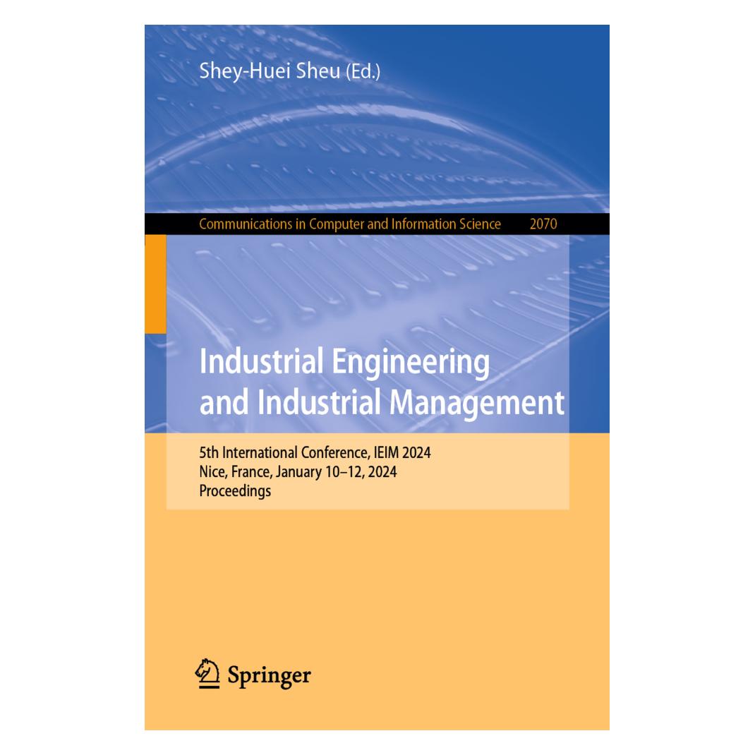 Springer Industrial Engineering and Industrial Management (Englisch, Softcover, Shey-Huei Sheu) (57014696)