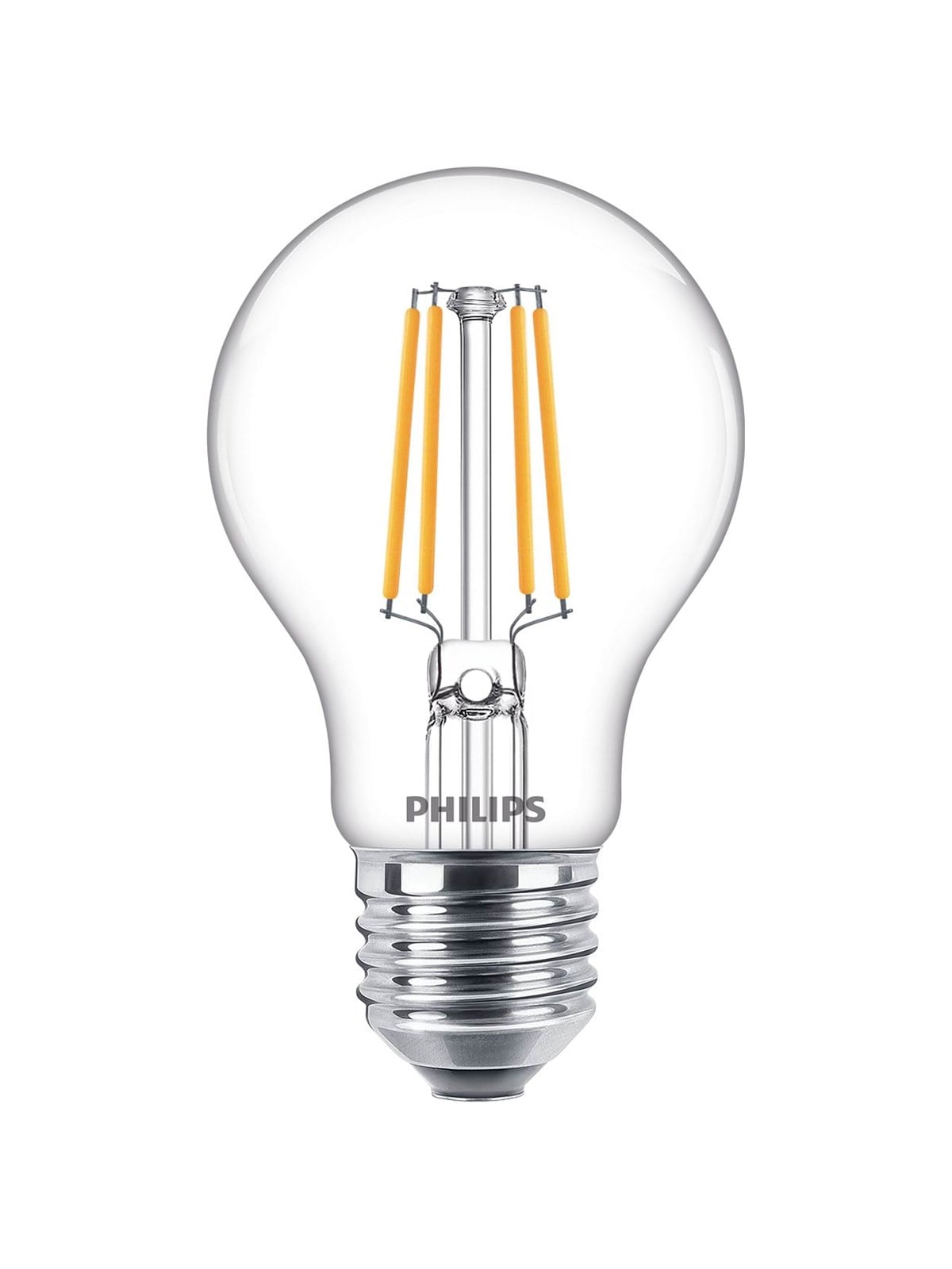 Philips LED-Lampe Classic Standard 4.3W/827 (40W) Clear E27