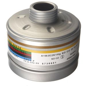 Dräger Atemschutzfilter Kombinationsfilter Rd40, 1140, A1BE2K1 Hg NO P3 R D / CO20, Atemschutzmaske 6300, 4740 & Nova