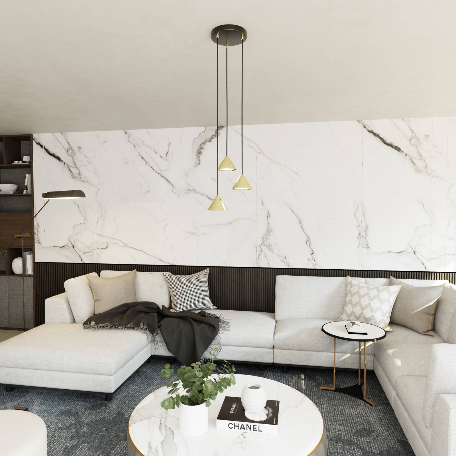 Hängelampe Elit EMIBIG LIGHTING, dimmbar, für Wohn- / Esszimmer, Metall, Modern, Pendelleuchte