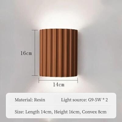 Uplift Picks Modern Macaron LED Wall Lamp Nordic Minimalist Decorative Sconce orange white Light