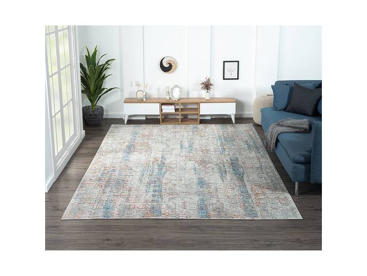 Kurzflorteppich Multicolor 200 x 290cm Mischgewebe