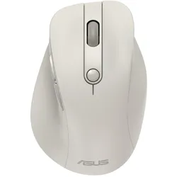 ASUS MD105 Maus wireless 2400dpi Milky White (Kabellos), Maus, Beige