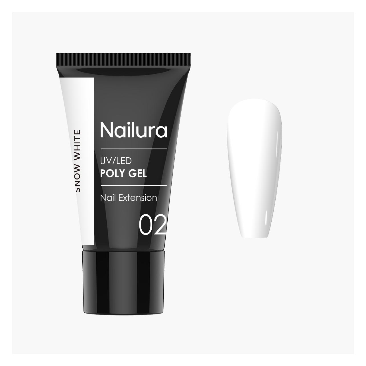 Nailura - Poly Gel 2 - Snow White - 30 ml (30 ml) (70427)