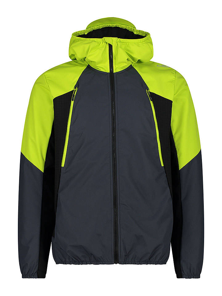 cmp Ski-/ Snowboardjacke in Grau/ Limette/ Schwarz - 50