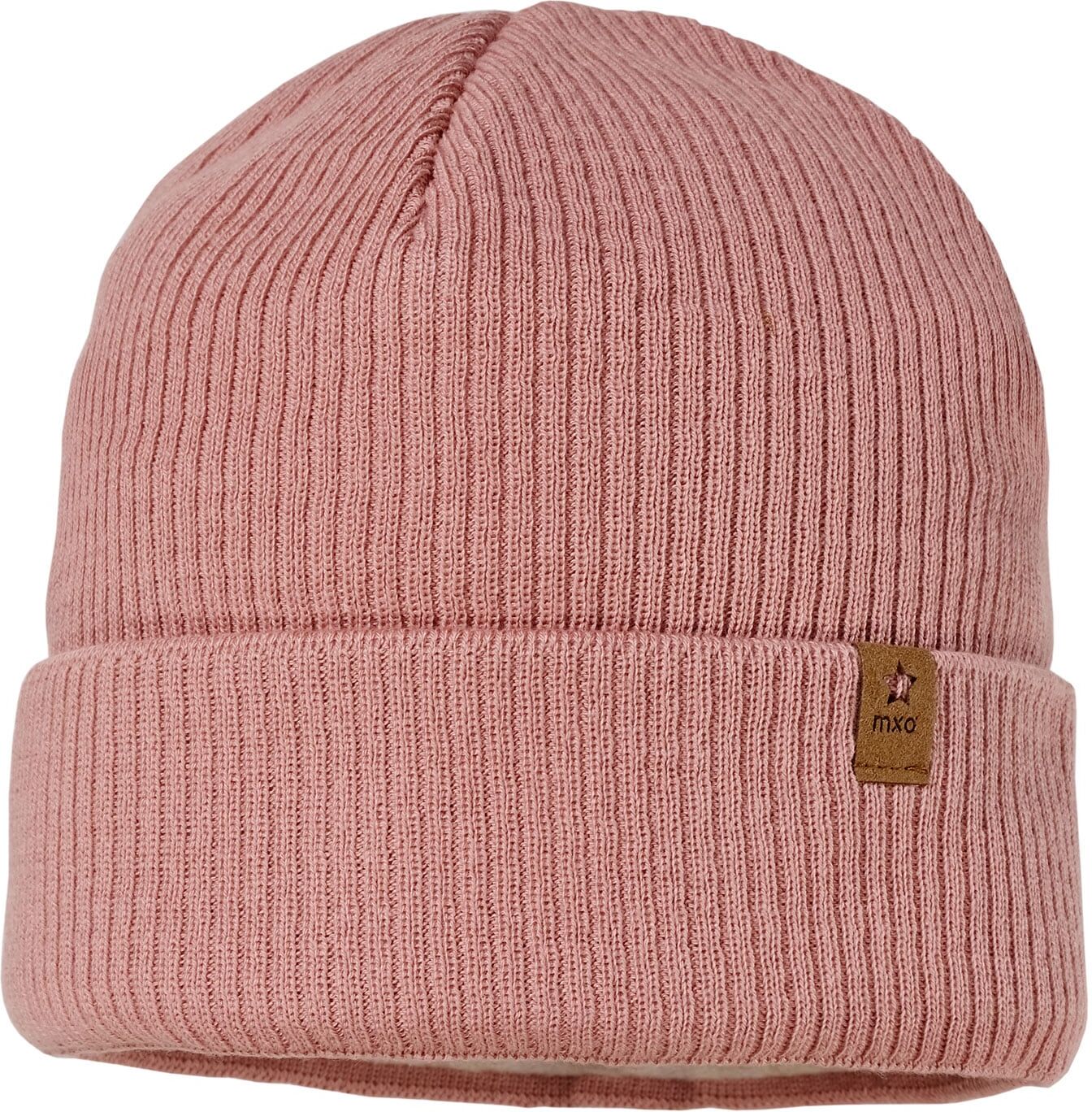 Strickmütze MAXIMO, Baby, Gr. 55, rosa (ash rose), Strick, Baumwollmischung, Mützen Strickmütze, für Babys und Kinder, aus Strickmaterial ash rose 55
