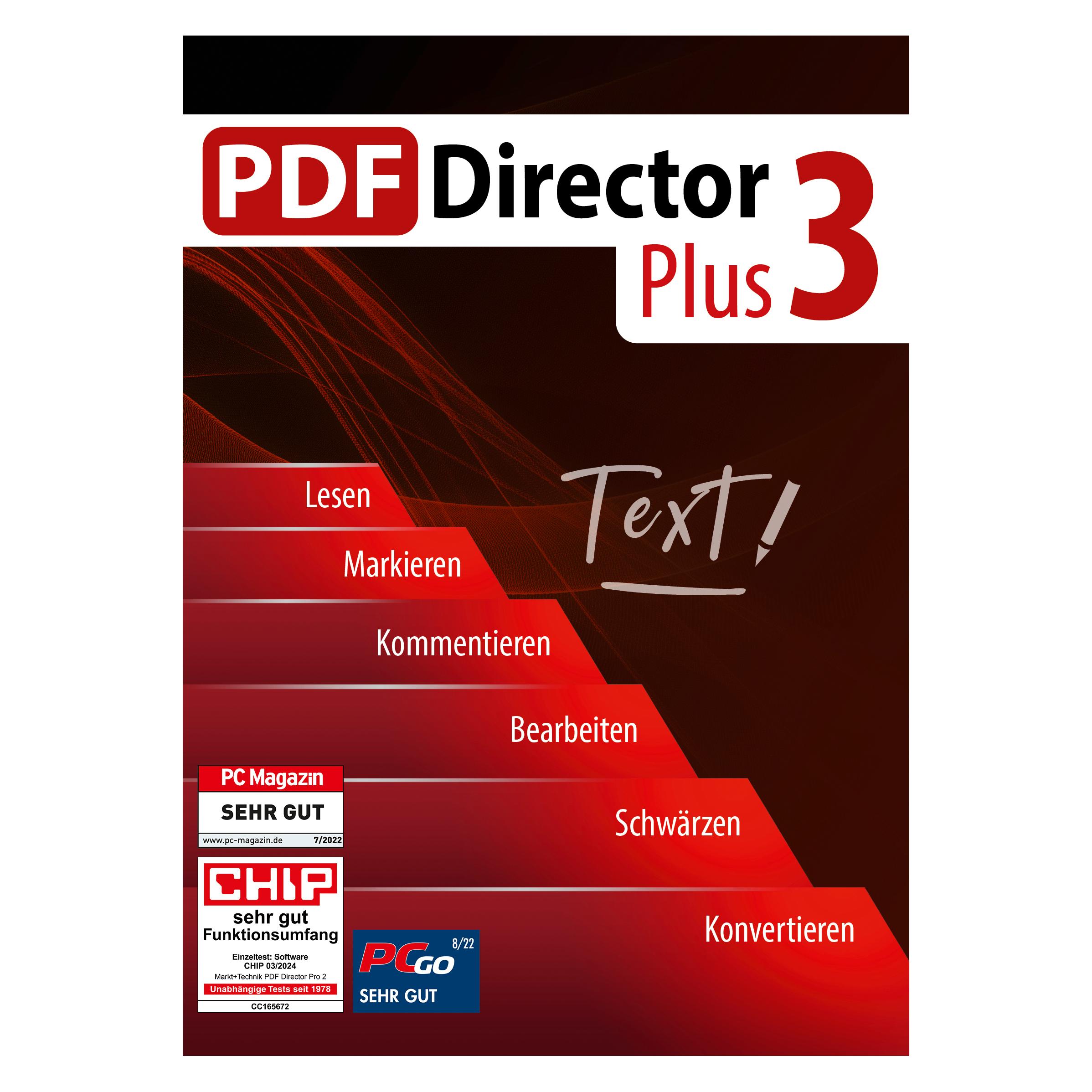 Markt + Technik PDF Director 3 Plus Download Code (1 User, 1 Geräte/User, unbegrenzt) (90807)