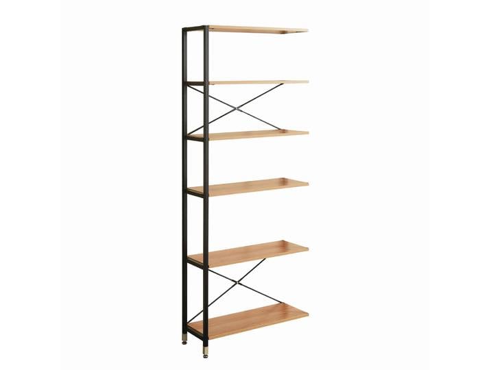 Regal, Massivholz Akazie, 82,5×30×210 cm, Vielseitiger Stauraum, Klassisch & Modern