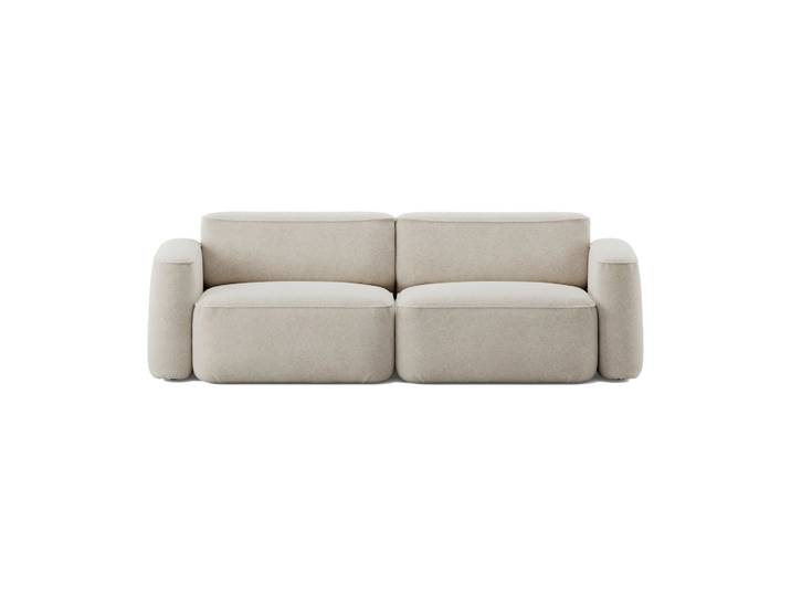 Massproductions Patch 2,5-Sitzer Sofa Spiral 21 Chalk
