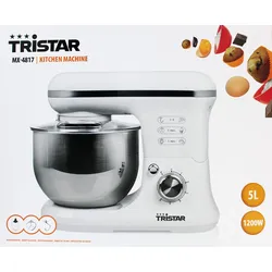 Tristar MX-4817 Küchenmaschine weiß 5L Rührschüssel 1200W