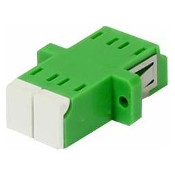 Synergy 21 LWL-Kupplung,LC(APC)-Buchse/LC(APC)-Buchse, 9/125u Singlemode, grün, duplex, PVC, Keramikhülse, mit (S215592V2)
