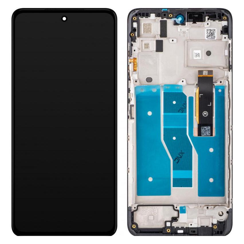 Motorola Display Unit für Moto G52, Schwarz (Display, Motorola Moto G52) (5D68C20495, 5D68C23956)
