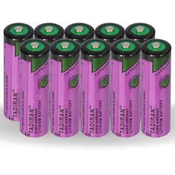 10x Tadiran Lithium 3,6V Batterie SL 760/S AA - Zelle LiSOCl2 2200mAh