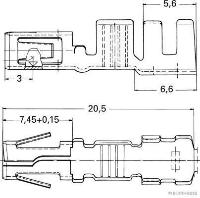 Herth+buss Elparts Crimpverbinder 50251822 Für Man