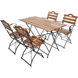 MCW, Gartentisch + Balkontisch, J40-Set (120 x 60 x 75 cm)