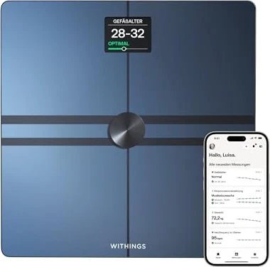 Withings Body Comp Complete Body Analysis Wi-Fi Scale - Black
