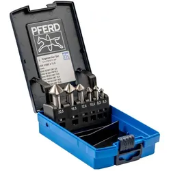Pferd, Bohrereinsatz, Kegelsenker Set HSSE DIN 335 C90° 6tlg.