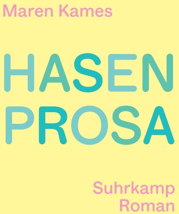 Maren Kames - Hasenprosa: Roman Ein Kippbild zwischen Abenteuer und Memoir, Magie und Alltag - Preis vom 17.10.2026 19:25:27 h