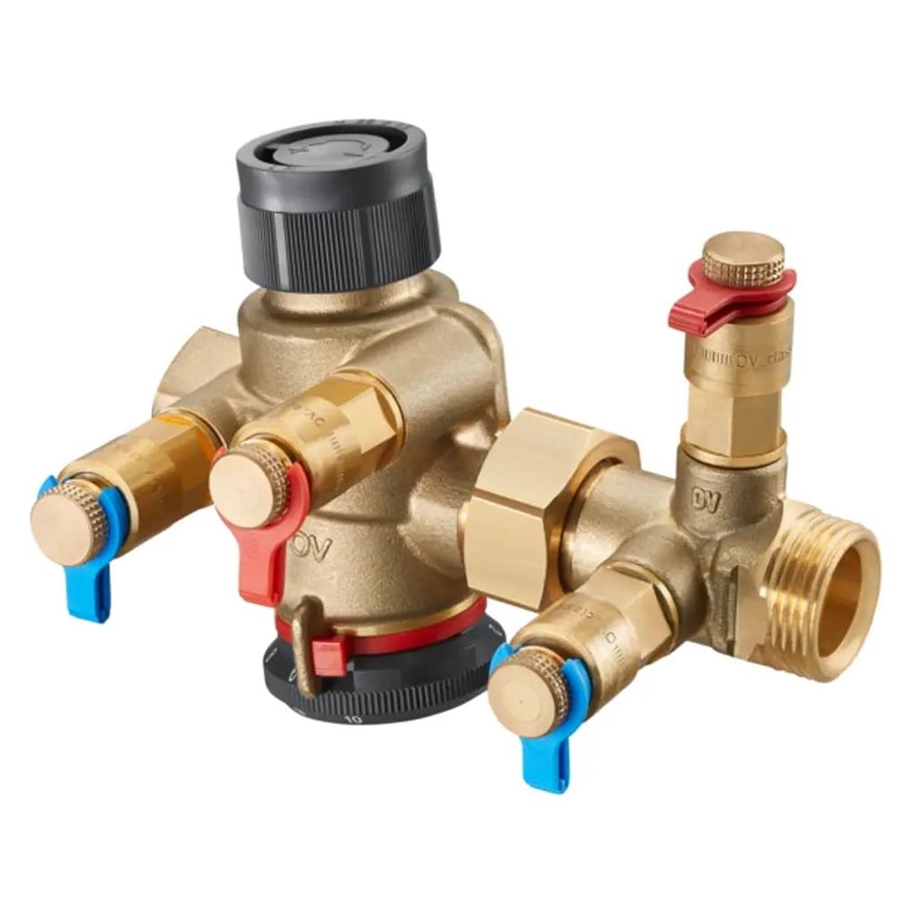 Oventrop Druckunabhängiges Regelventil Cocon QTZ mit Aussengewinde PN 25 DN 15, G 3/4, 200-1300 l/h, mit zwei (1145064)
