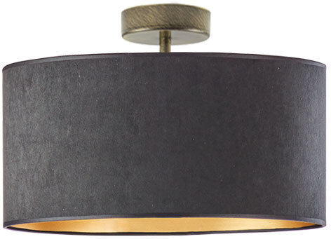 Fairmont Park Vannatter Semi Flush Mount Gold/Black/Gold
