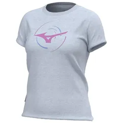 Mizuno, Damen, Sportshirt, Athletic RB (XS), Blau