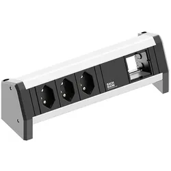 Bachmann Steckdosenleiste 4-fach schwarz IP20 DESK 902.008