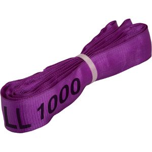 Conacord Rundschlinge 186700, Umfang 1 m, 0,5m Länge, EN 1492-2, violett, Traglast 1 Tonne