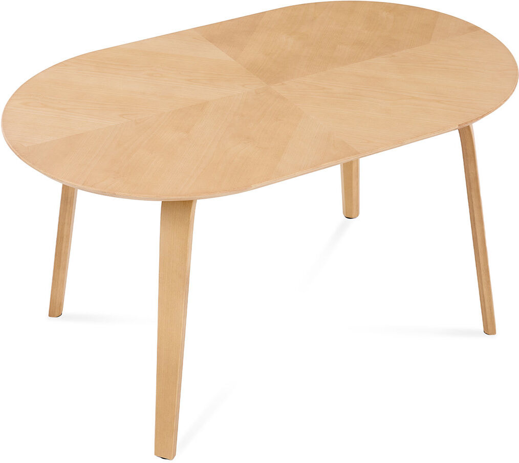 George Oliver Birchstone Round Edge Oval Dining Table Oak