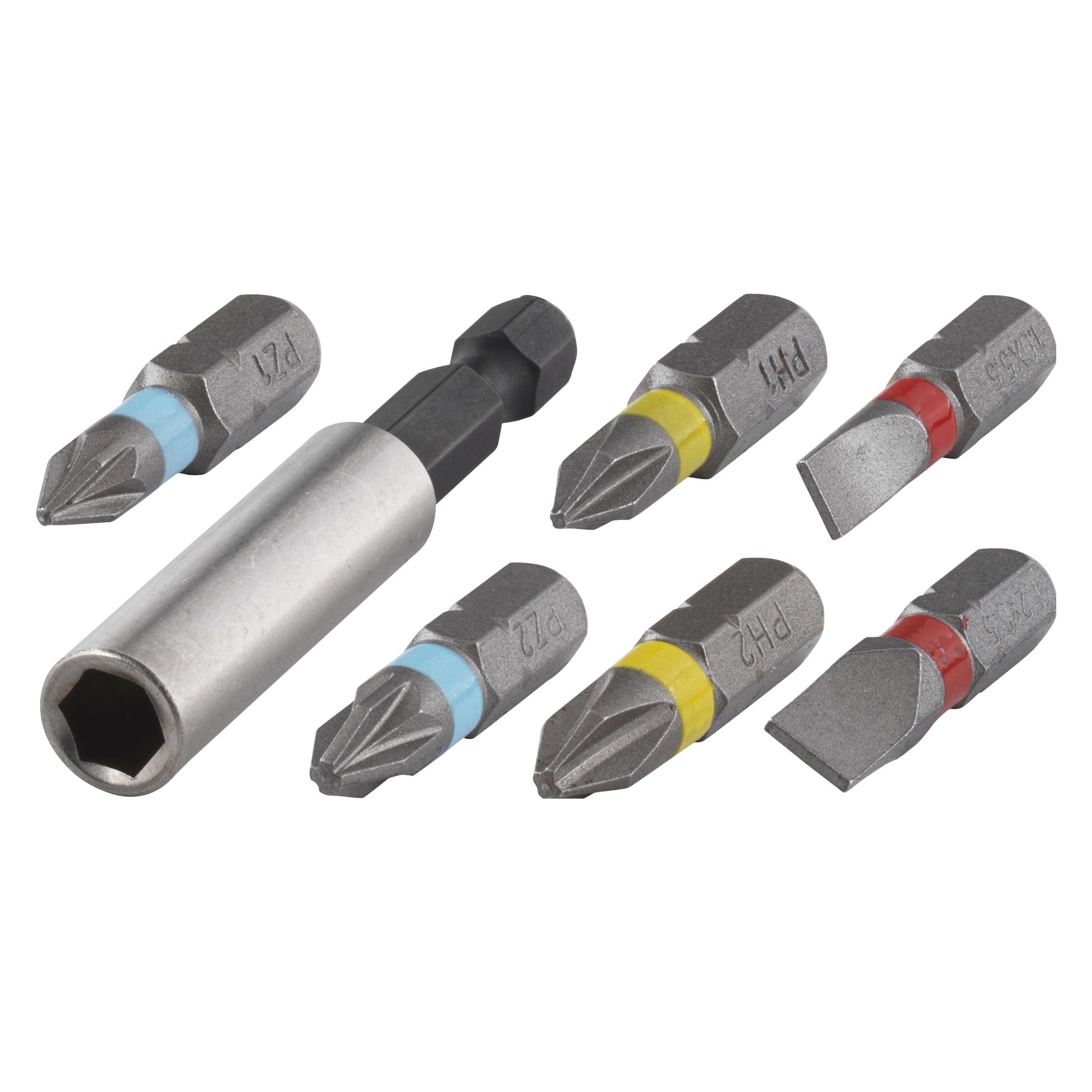 wolfcraft 1 Bit-Set Solid 7-tlg. SL, PH, PZ (2446000)