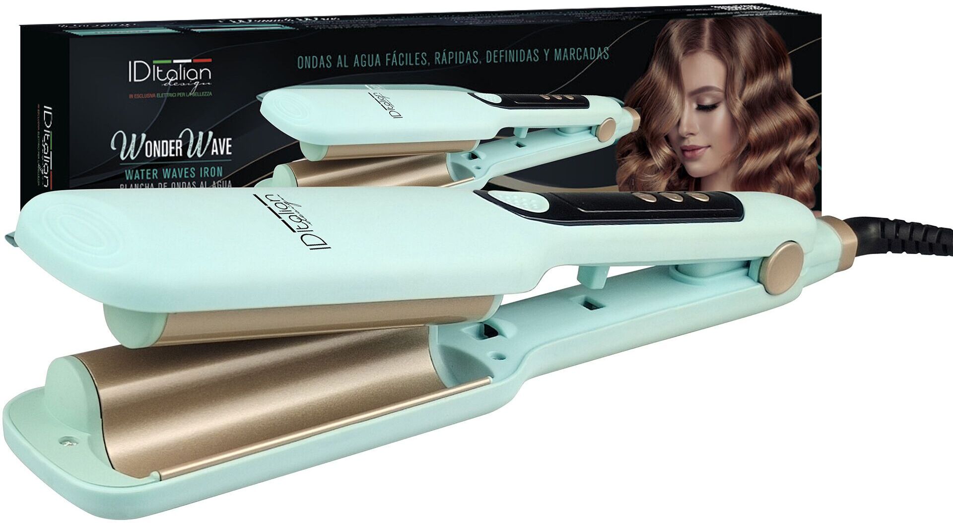 Italian Design Wonder Wave Water Waves Plattång   mint