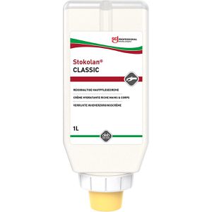 Stokolan Hautcreme Classic, 22326, Reichhaltige Hautpflegecreme, Softflasche 1 Liter