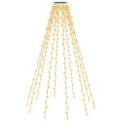 vidaXL Weihnachtsbaum-Lichternetz mit 250 LEDs 250 cm