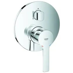 Grohe Lineare Einhandbatterie mit 3-Wege Umstellung, 24095001, Farbe: Chrom