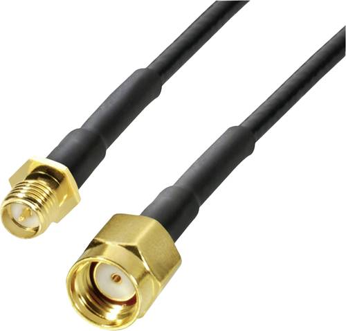 BKL Electronic WLAN-Antennen Anschlusskabel 5m Schwarz