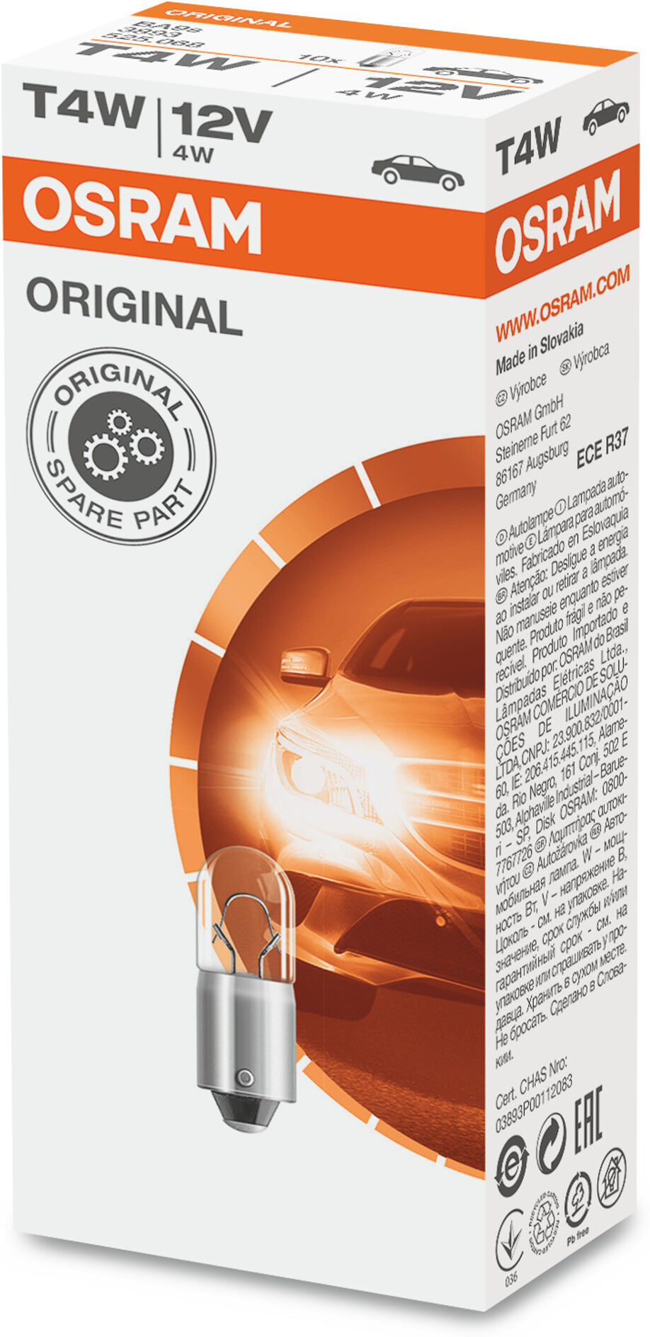 Osram Glühlampe, Positions-/begrenzungsleuchte Blinkleuchte 3893