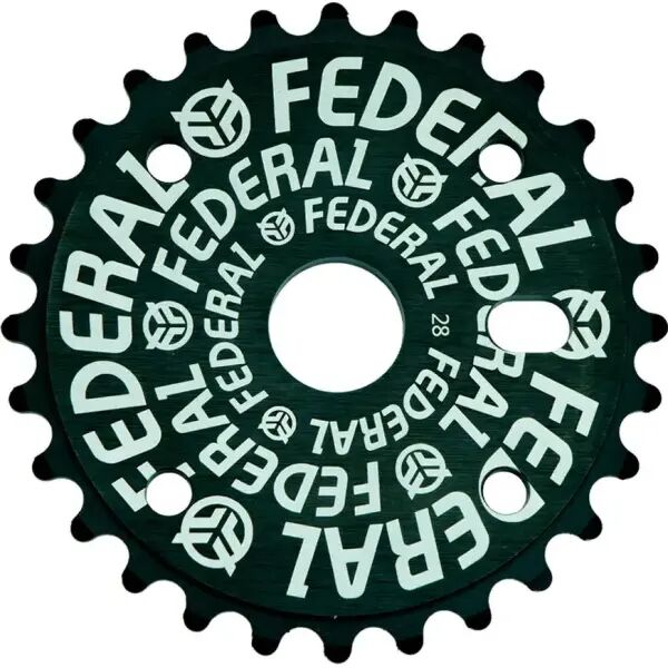 Federal Logo Solid BMX Sprocket (Schwarz - 28T)